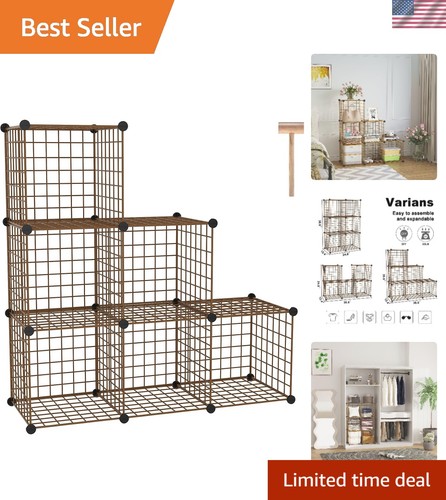 Versatile cube metal shelf - metal,