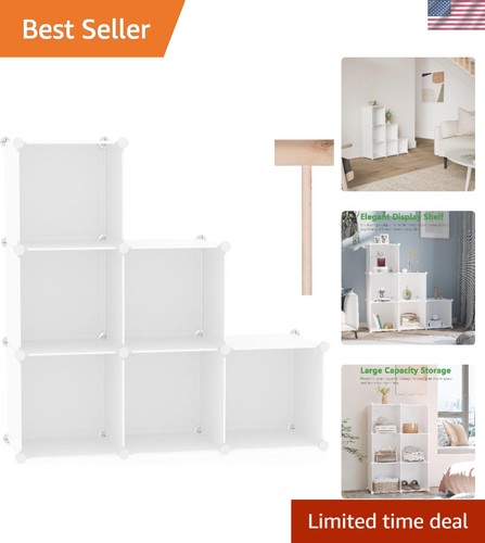 Milky modern cube - modern, bookcase
